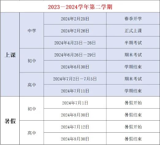 暑假放假通知！福建9地市中小學(xué)生暑假時(shí)間公布!(含福建中職)