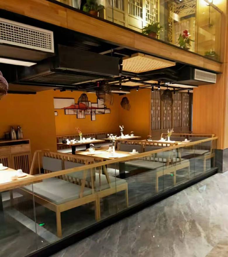 20211230/61cd9af6c3fdf.jpg 曲江和湘源正宗湘菜館背靠式雙人卡座沙發.jpg